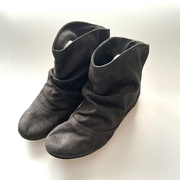 TREND REPORT GRAY BOOTIES SLIP ON - Picture 2 of 14